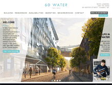 Tablet Screenshot of 60water.com